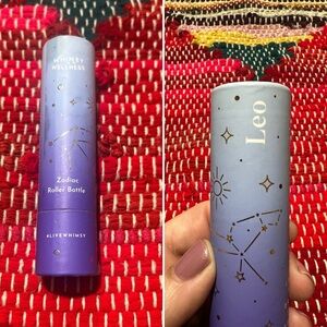 ✨ Whimsy & Wellness Leo Zodiac Essential Oil Black Onyx Crystal Rollerball NWT